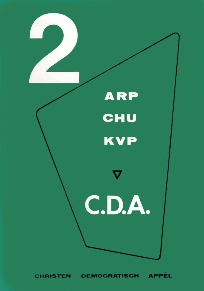 Affiche van ARP, CHU, KVP en CDA