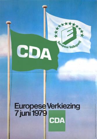 Affiche CDA/EVP Europese verkiezingen 1979