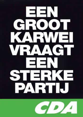 Affiche Tweede Kamerverkiezingen 1994