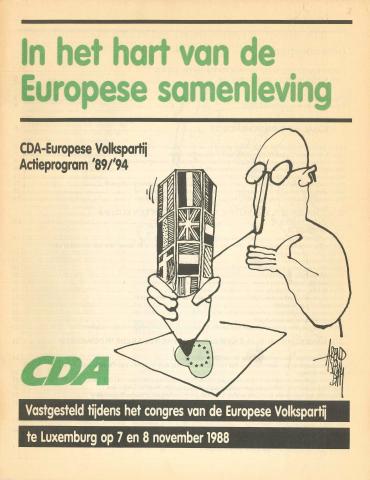 Voorkant EVP verkiezingsprogramma 1989