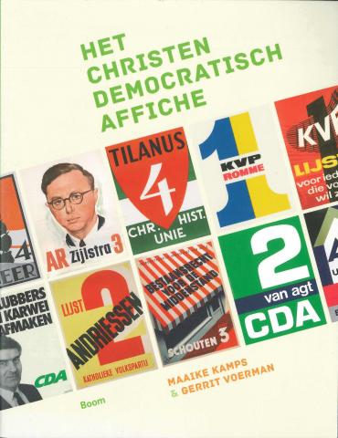 Cover ven het boek "Het christen democratisch affiche" (2015)