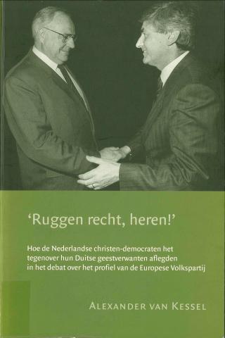 Cover van het boek 'Ruggen recht, heren!' (2003)